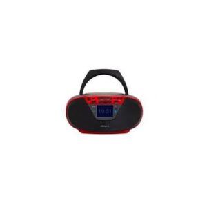 RADIO CD BLUETOOTH PORTABLE AIWA BOOMBOX BBTU-500DAB/BK ROJO 6W RMS BT MP3 USB Y JACK 3.5mm