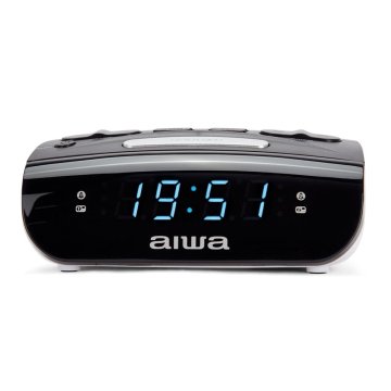 RADIO DESPERTADOR AIWA CR-15BK DOBLE ALARMA FM