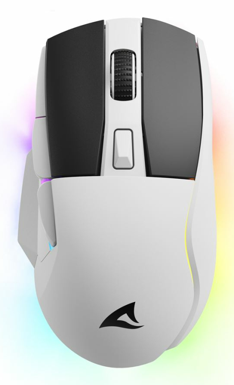 RATON GAMING SHARKOON SKILLER SGM50W BLANCO