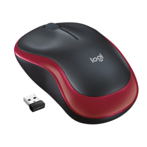 RATON LOGITECH M185 ROJO RF INALAMBRICO PILAS