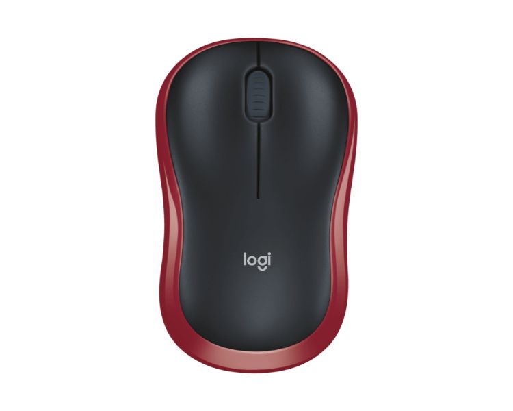 RATON OPTICO WIRELESS M185 ROJO LOGITECH