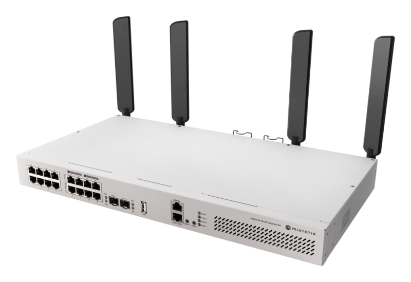 ROUTER MIKROTIK CRS418-8P-8G-2S+5axQ2axQ-RM