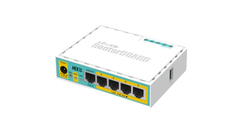 ROUTER MIKROTK HEX POE LITE - RB750UPr2