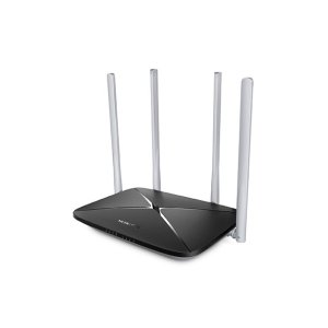 ROUTER WIFI AC DUALBAND MERCUSYS AC12 WIFI AC1200 4 PUERTOS LAN 1 PUERTO WAN 4 ANTENAS DE 5DBI