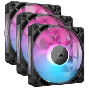 VENTILADOR AUXILIAR RX120 ICUE LINK RGB 120MM BLACK TRIPLE PACK CORSAIR