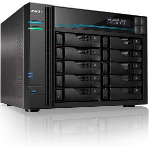SERVIDOR NAS ASUSTOR LOCKESTOR PRO AS7110T 10 BAHIAS INTEL 9TH XEON E-2224 QUAD 3.4GHZ 8GB 2x2.5GbE