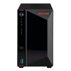 SERVIDOR NAS ASUSTOR NIMBUSTOR 2 GEN2 AS5402T 2 BAHIAS 4xM.2 NVMe CELERON N5105 2.0GHz 4GB HDMI RJ45