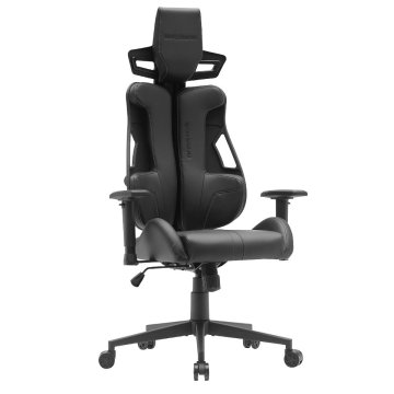 SILLA ERGONOMICA MARS GAMING  MGCELITEBGR CUERO PU PISTON DE GAS CLASE 4 MAS 150Kg NEGRO COSTURAS GR