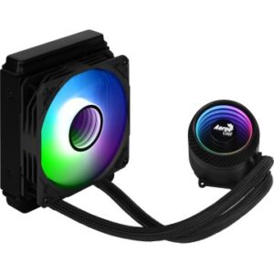 SISTEMA DE REFRIGERACION LIQUIDA AEROCOOL MIRAGE L120 1x12cm INFINITY MIRROR RGB-A (ADRESSABLE) TPD