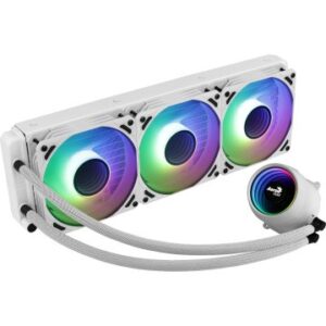 SISTEMA DE REFRIGERACION LIQUIDA AEROCOOL MIRAGE L360 WHITE 3x12cm INFINITY MIRROR RGB-A (ADRESSABLE