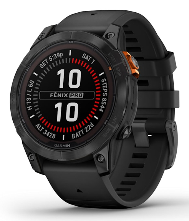 SMARTWATCH GARMIN FENIX 7 PRO SOLAR, GLASS, SLTGRYSS W/BLK BND