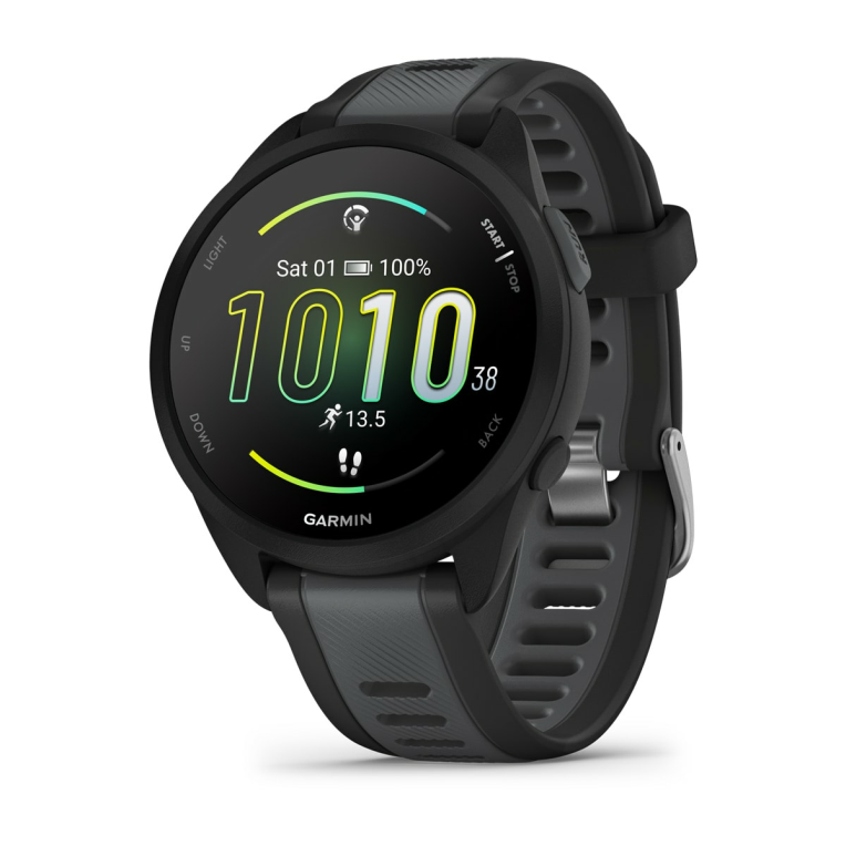 SMARTWATCH GARMIN FORERUNNER 165 MUSIC NEGRO GRIS