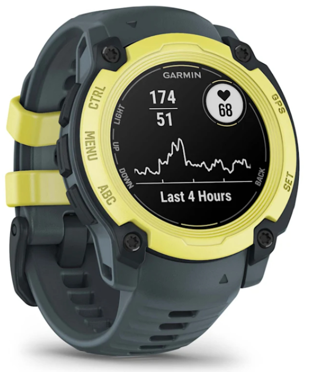 SMARTWATCH GARMIN INSTIN E 40MM AMARILLO SILICONA AZUL