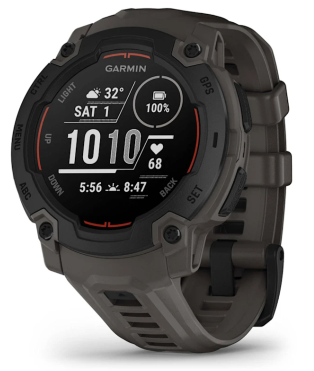 SMARTWATCH GARMIN INSTIN E 45MM NEGRO CORREA DE SILICONA CARBON