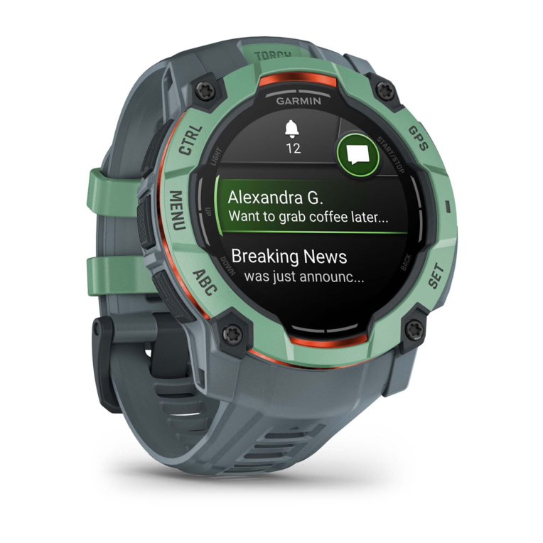 SMARTWATCH GARMIN INSTINCT 3 50MM AMOLED VERDE CORREA VERDE