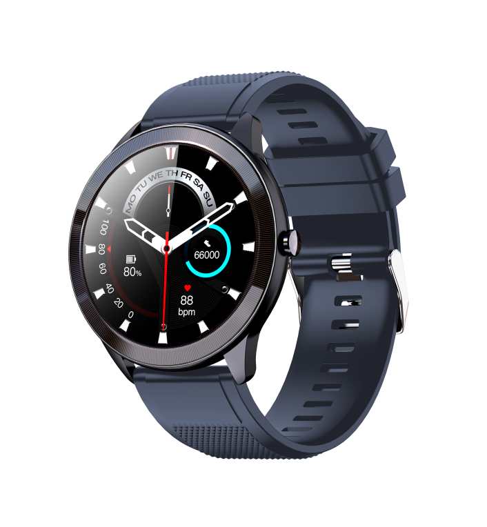SMARTWATCH LEOTEC 1,28" MULTISPORT WAVE AZUL PANTALLA REDONDA
