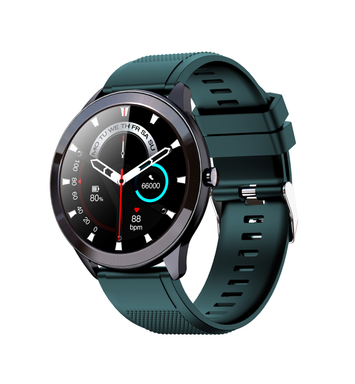 SMARTWATCH LEOTEC 1,28" MULTISPORT WAVE VERDE PANTALLA REDONDA