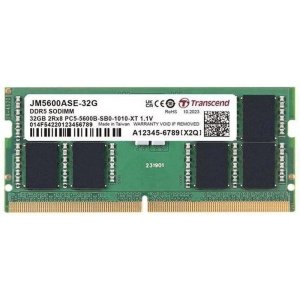 SODIMM DDR5 32GB 5600Mhz TRANSCEND 1.1V CL46 2Rx8 JM5600ASE-32G