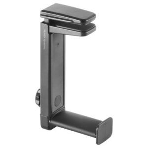 SOPORTE DE AURICULARES MARS GAMING MHH2 BLACK INSTALACION POR DEBAJO O ENCIMA DE LA MESA ROTACION 36