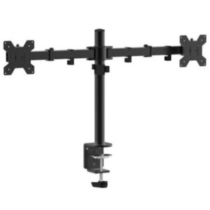 SOPORTE DE MESA APPROX APPSMD02 PARA 2 PANTALLAS APPROX APPSMD02 DE 10" - 27" BRAZOS CON 2 CODOS Y S