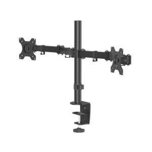 SOPORTE DE MESA HAMA MONITOR HOLDER PARA 2 MONITORES HASTA 32" VESA 75x75 100x100 HASTA 8Kg BRAZOS A