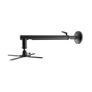 SOPORTE DE PROYECTOR EQUIP DE PARED 670-900MM ROTACION 360º INCLINACION 20º HASTA 30KG COLOR NEGRO