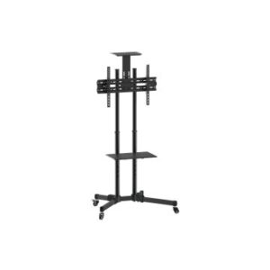 SOPORTE DE SUELO CON RUEDAS EQUIP PARA PANTALLA DE 37" - 70" FIJO MAX. VESA 600x400 HASTA 50KG