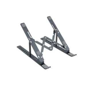 SOPORTE DE PORTATIL TOOQ TQLRS0033-AL GRIS ULTRA-PLEGABLE Max 5Kg 7 NIVELES DE ALTURA MAx