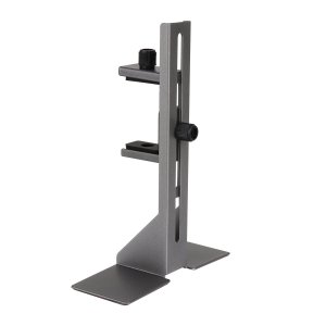 SOPORTE PARA VGA UNIVERSAL ABYSM AB451001 NEGRO METALICO REGULABLE BASE CON ADHESIVO