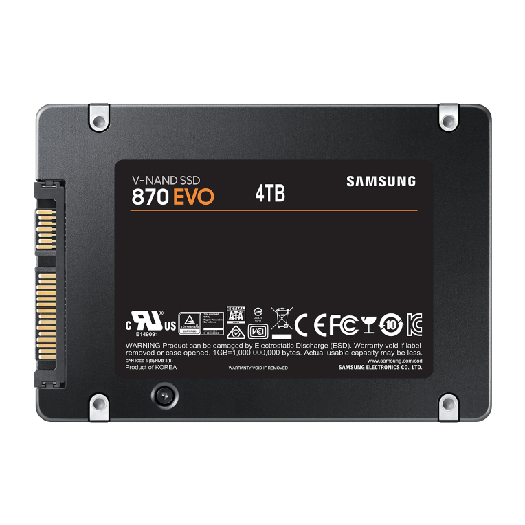 Samsung 870 Evo SSD 4TB 2.5" SATA3