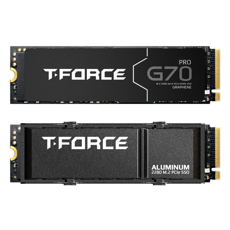 SSD TEAMGROUP T-FORCE GAMING M.2-2280 PCI-E GEN4X4 G70 PRO 4TB CON DIS. DE CALOR