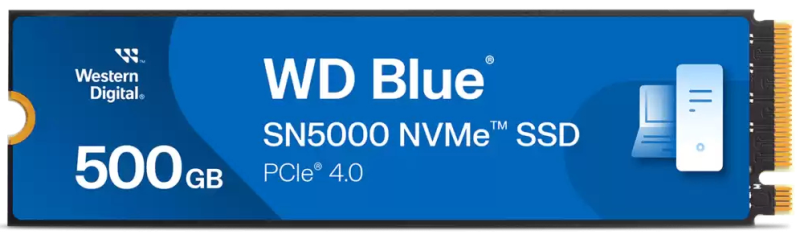 SSD WD BLUE SN5000 500GB NVME PCIE 4