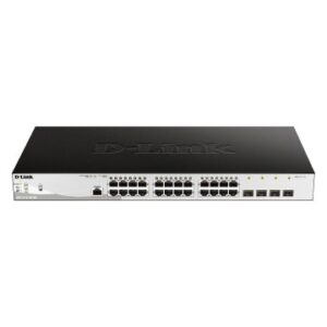SWITCH GESTIONABLE D-LINK DGS-1210-28P/ME/E L2+/L3 LITE 24P GIGA POE+ 4P GIGA SFP