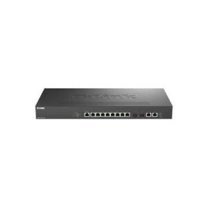 SWITCH GESTIONABLE D-LINK DMS-1250-12TP 8X MULTIGIGABIT 2.5G POE+ 2 x 10G + 2 x 10G SFP+ 240W