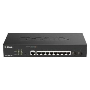 SWITCH GESTIONABLE D-LINK L2/L3 DGS-2000-10P 8P GIGA POE (65W) + 2P SFP