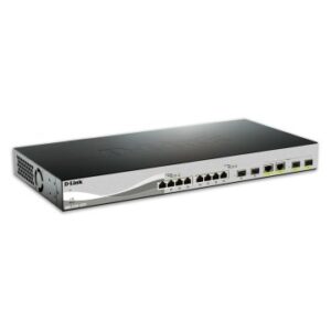 SWITCH GESTIONABLE L2 D-LINK DXS-1210-12TC 8-PORT 10GBASE-T, 2-PORT SFP+, 2-PORT 10GBASE-T/SFP+ COMB