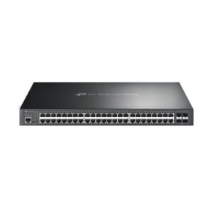 SWITCH GESTIONABLE L2 TP-LINK TL-SG3452 48P GIGA L2 POE+ (384W) MAS 4 RANURAS GIGABIT SFP PUERTO DE