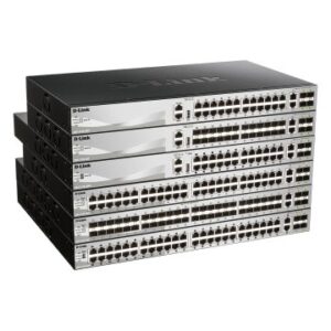 (Km0) SWITCH GESTIONABLE L3 D-LINK STACKABLE DGS-3130-30PS/E 24P POE GIGA + 2P 10G + 4P 10G CASH30