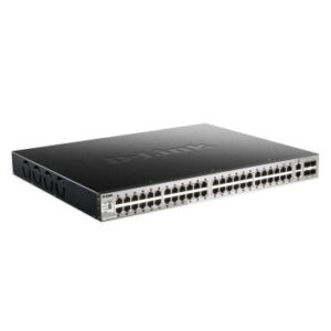 SWITCH GESTIONABLE L3 D-LINK STACKABLE DGS-3130-54PS/SI 48P POE (370W) GIGA + 2P 10G + 4P 10G SFP+