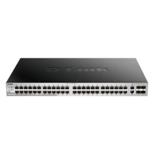 SWITCH GESTIONABLE L3 D-LINK STACKABLE DGS-3130-54TS/E 48P GIGA + 2P 10G + 4P 10G SFP+