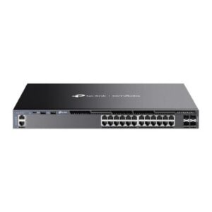 SWITCH GESTIONABLE L3 TP-LINK SG6428X 24P GIGABIT CON 4 SLOTS SFP+ 10G PUERTO DE CONSOLA RJ45/USB-C