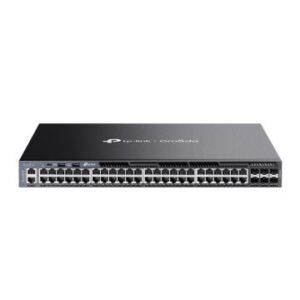 SWITCH GESTIONABLE L3 TP-LINK SG6654X 48P GIGABIT CON 6 SLOTS SFP+ 10G RACK 1U