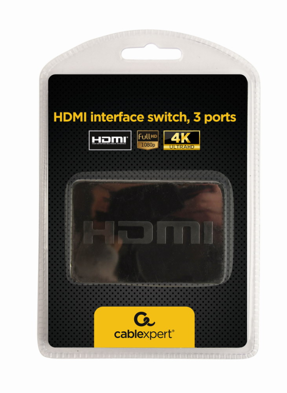 SWITCH HDMI GEMBIRD 3 PUERTOS HDMI