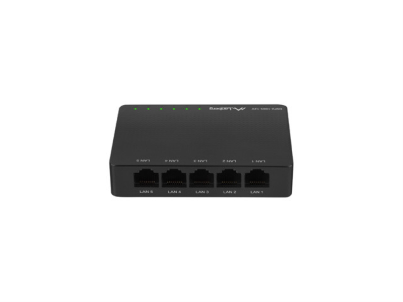 SWITCH LANBERG 5 PUERTOS GIGABIT RJ45 ETHERNET