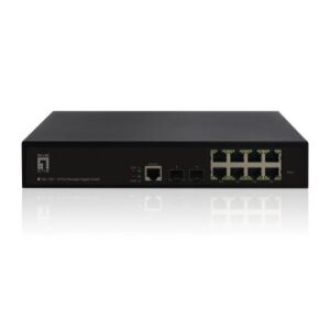 SWITCH LEVEL ONE GESTIONABLE L2 8P 10/100/1000 + 2P GIGABIT COMBO