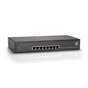 SWITCH LEVEL ONE NO GESTION 8P 10/100/1000 4 P POE PLUS 120W