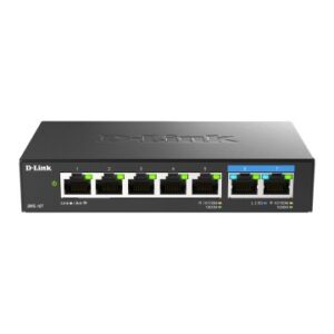 SWITCH NO GESTIONABLE D-LINK DMS-107/E 5P GIGA+ 2P 2.5G SOBREMESA NO RACK