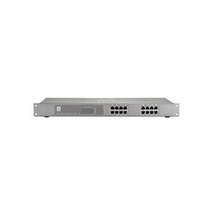 SWITCH NO GESTIONABLE LEVEL ONE FEP-1612W380 16P 16xPoE 100Mb 380W CARCASA METALICA