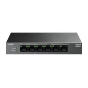 SWITCH NO GESTIONABLE TP-LINK LS106LP LITEWAVE 6P 10/100 4P PoE+ SOBREMESA CARCASA METAL NO RACK