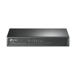 SWITCH NO GESTIONABLE TP-LINK SF1008P 8P ETHERNET SOBREMESA NO RACK CON 4P POE